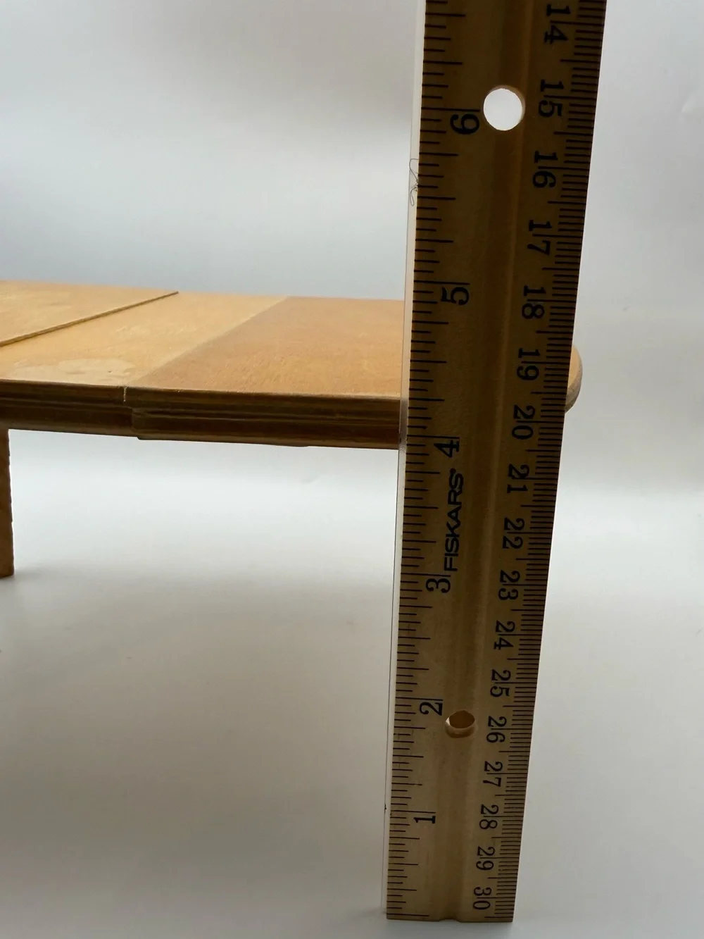 Strombecker dollhouse furniture kitchen table expandable wooden 1950s era